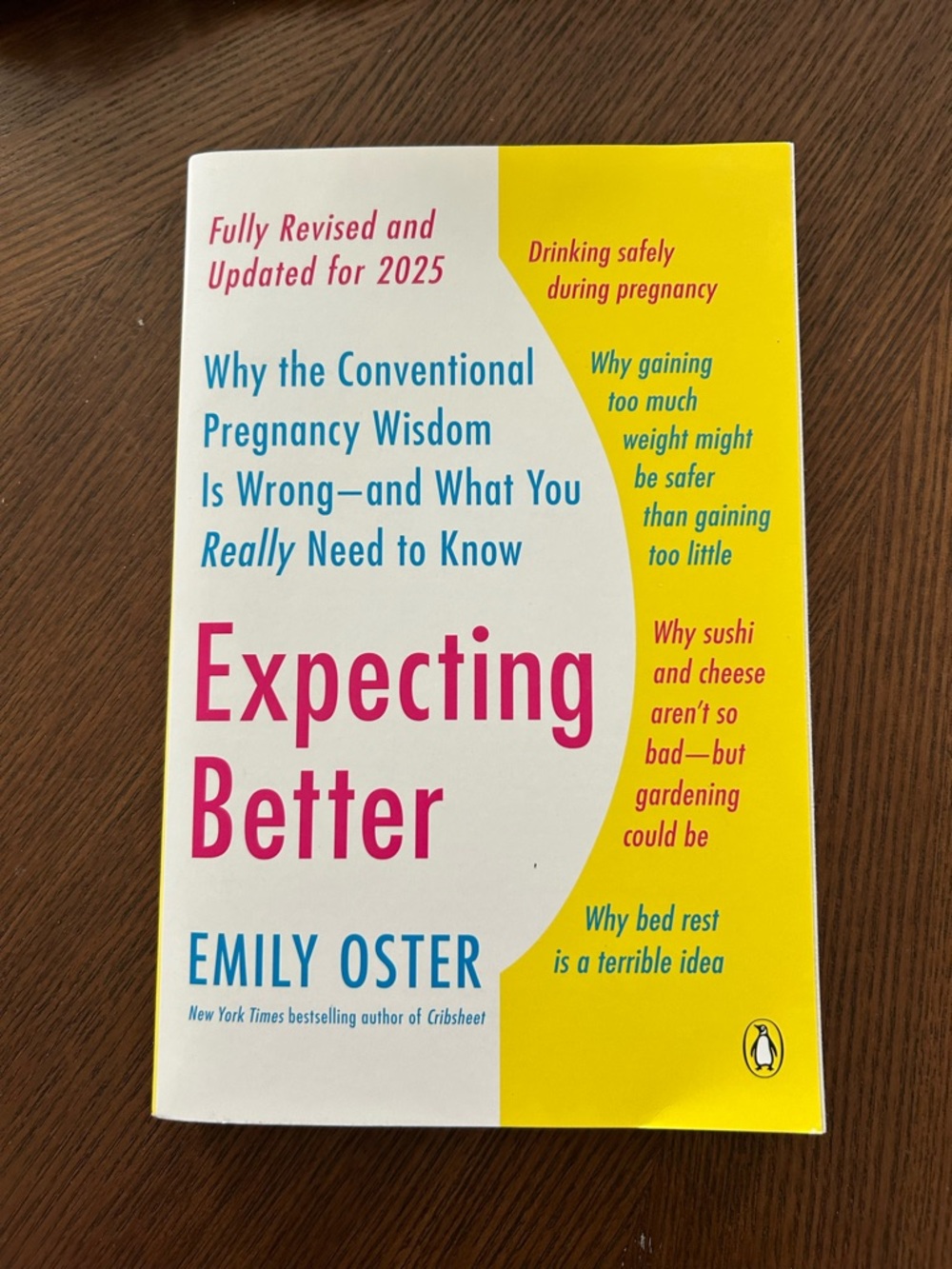 Expecting Better by Emily Oster